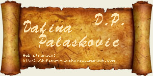 Dafina Palasković vizit kartica